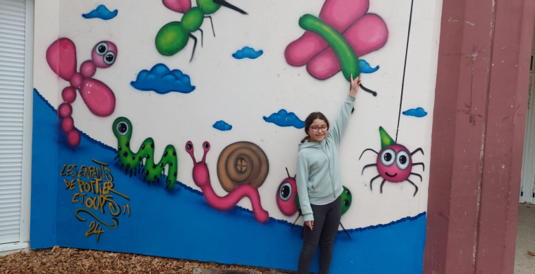 Kotone et son papillon