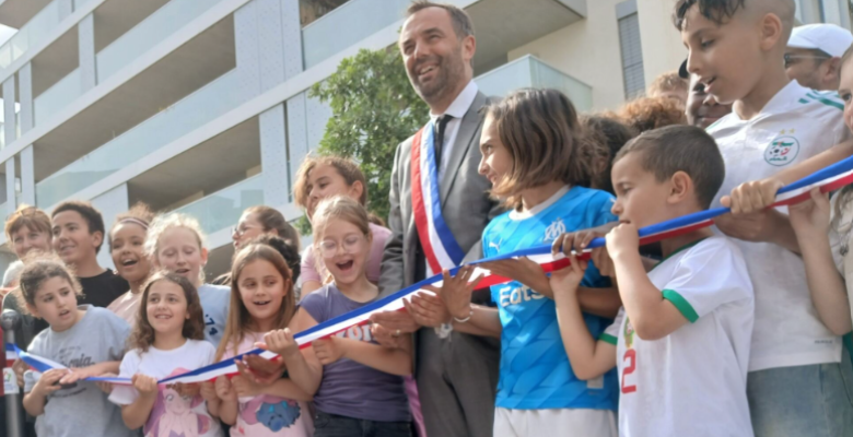 Inauguration du parvis de l'école Joan Miro