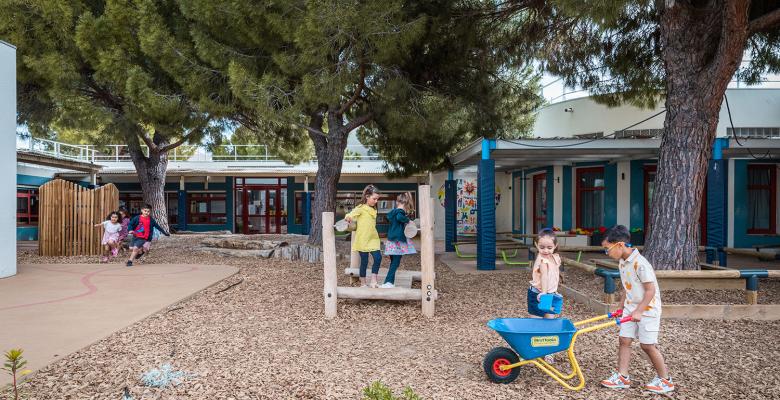 Cour aventure - École Aliénor d'Aquitaine
