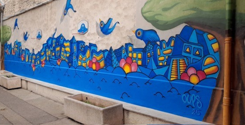 Du street art pour colorer ensemble la cour d’école