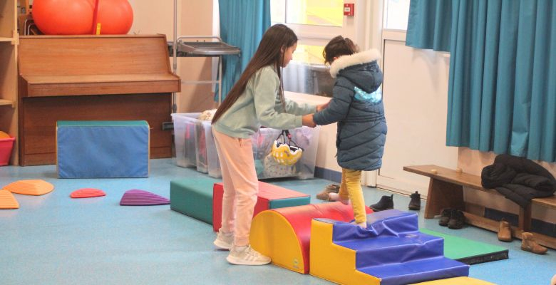 Activité motricité - École Jeanne d'Arc