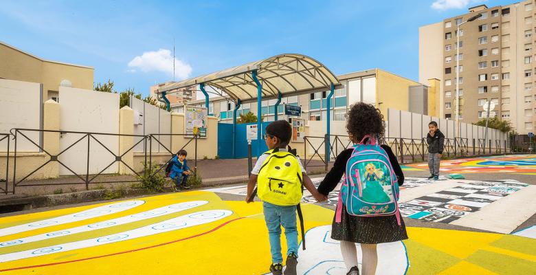 Rue aux écoliers - école Averroès Mosson