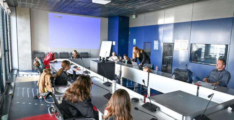 Atelier sur le harcèlement scolaire le matin du 15 mai 2024 à l’hôtel de Ville de Montpellier avec les conseillers municipaux